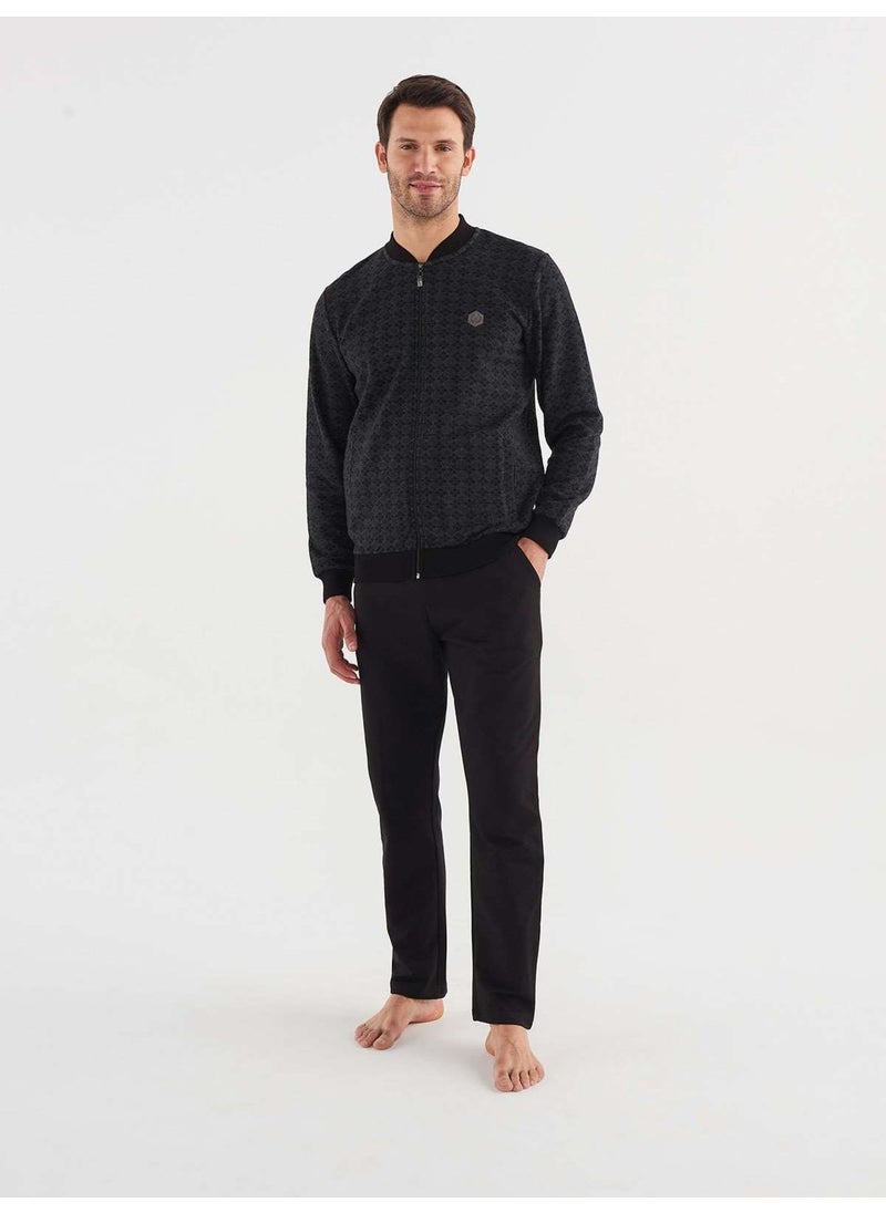 Mod Collection - Men's Black Tracksuit Set - Image 1
