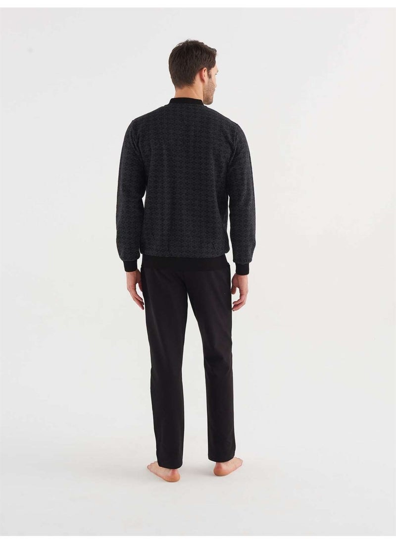 Mod Collection - Men's Black Tracksuit Set - Image 1