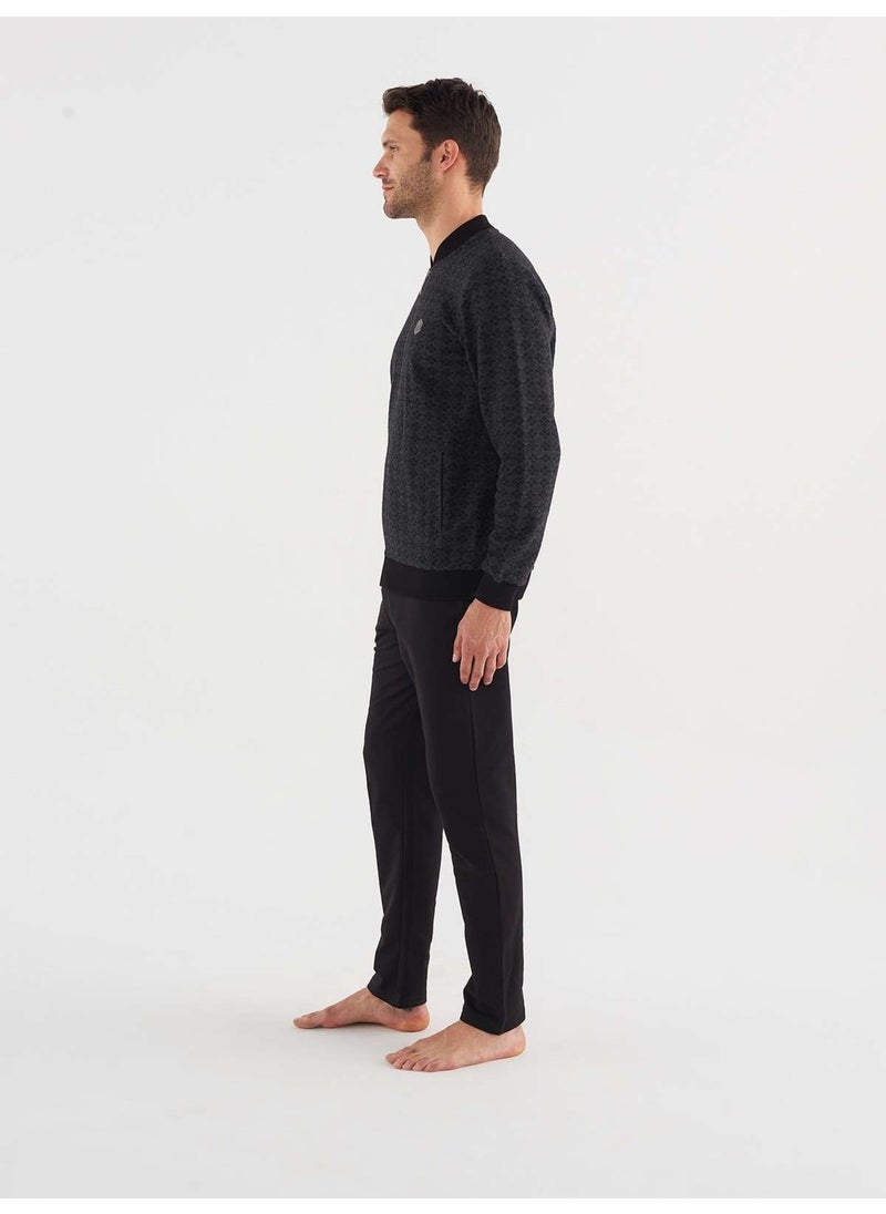 Mod Collection - Men's Black Tracksuit Set - Image 1