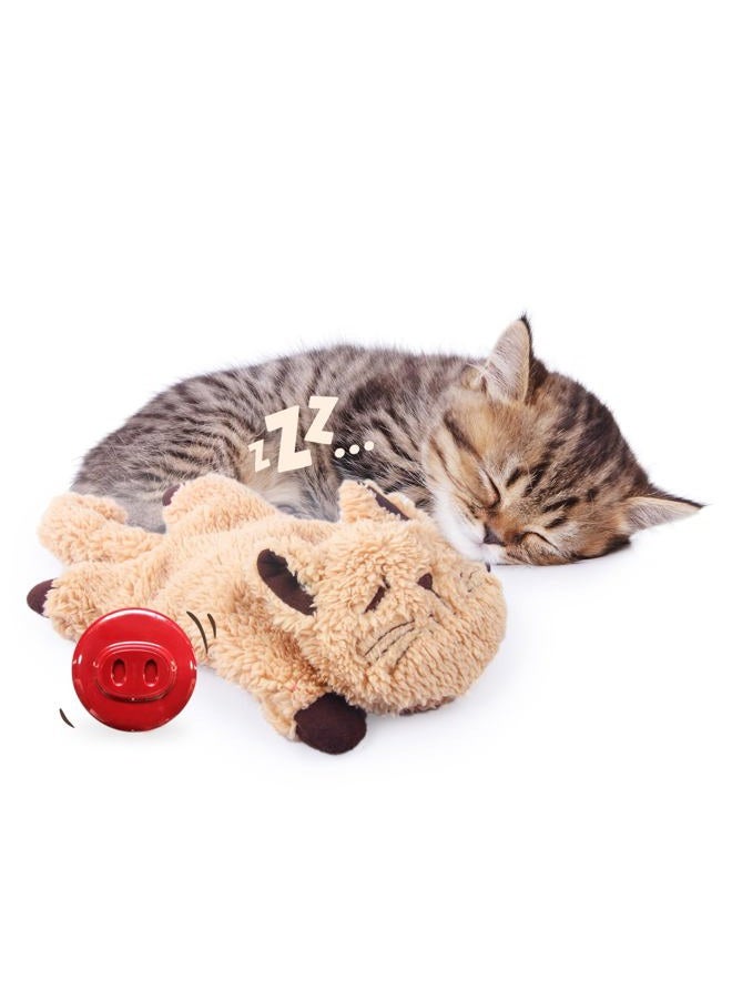 All for Paws Cat Toys for Indoor Cats,Purring Cat,Catnip Toys,Cat Plush Toy,Cat Pillow,Anxiety Toys,Kitten Toys,Pet Toy - Image 1