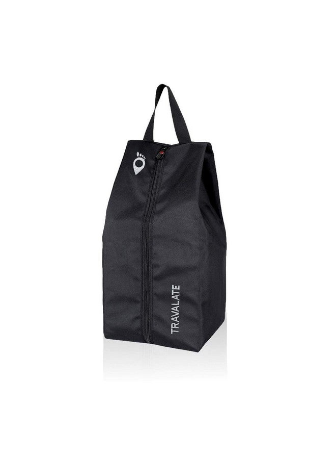 Travalate¬Æ Black Travel Shoe Bag Travel Organizer Water Proof Multi-Purpose Portable Foldable Shoe Organizer Bag (Black, 18X 7 X 5.5 Inch) - Image 1