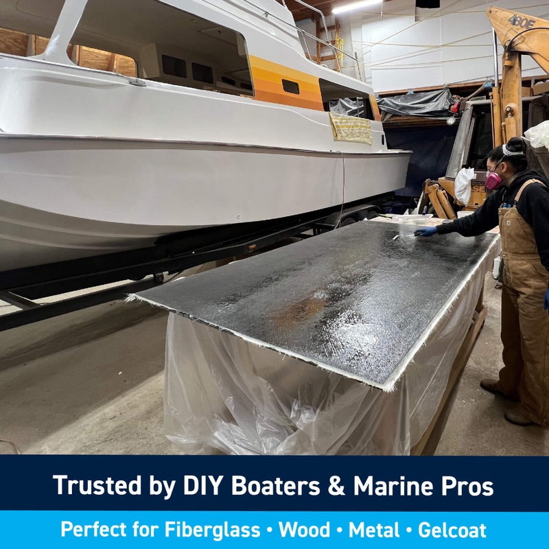TotalBoat Polyester Laminating Resin - Marine Grade Fiberglass Resin and MEKP Catalyst for Layups and Repairs (Quart) - Image 3