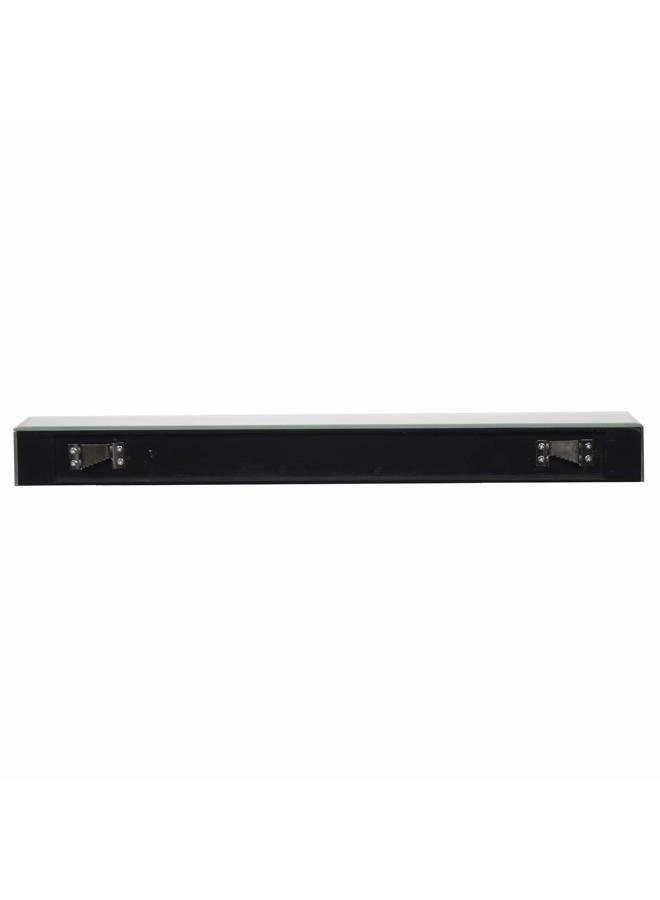 Gallery Solutions Mirrored Mount Floating Shelf Ledge Decor or Wall Art, Silver - Image 2