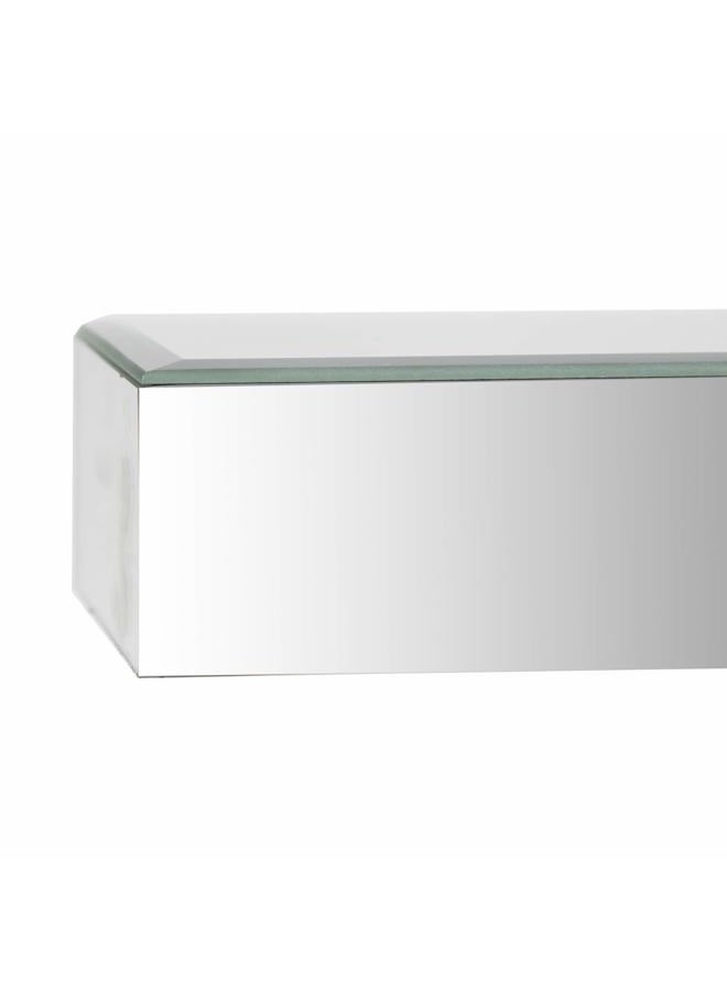 Gallery Solutions Mirrored Mount Floating Shelf Ledge Decor or Wall Art, Silver - Image 3