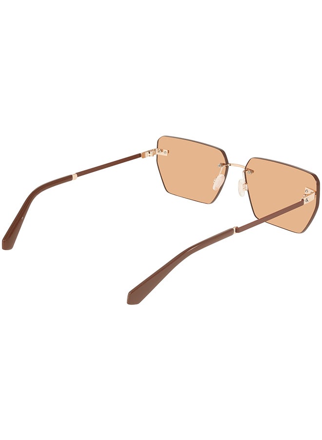 Calvin Klein Jeans 3 قطع تركيب براغي معدنية من كالفن كلاين جينز صن CKJ25207S 6215 (721) ذهبية/برتقالي - Image 4