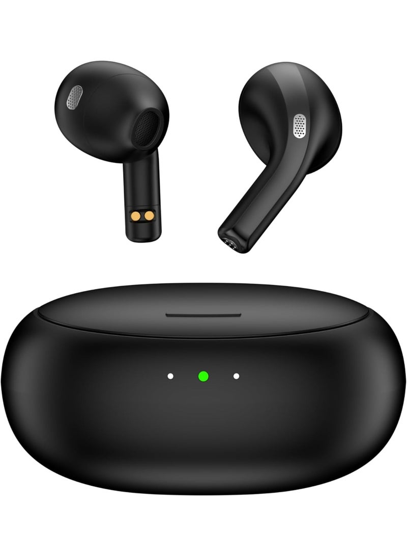 يونسي سماعات الأذن اللاسلكية الذكية الذكية مع الترجمة ، مقاومة للماء ، دقائق اجتماعات ، عمر بطارية طويلة ، أسود - Image 1