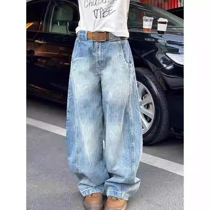 Unisex Casual Daily Denim Jeans - Image 5