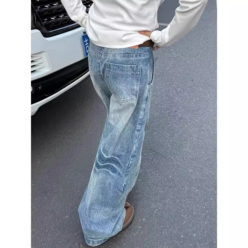 Unisex Casual Daily Denim Jeans - Image 4