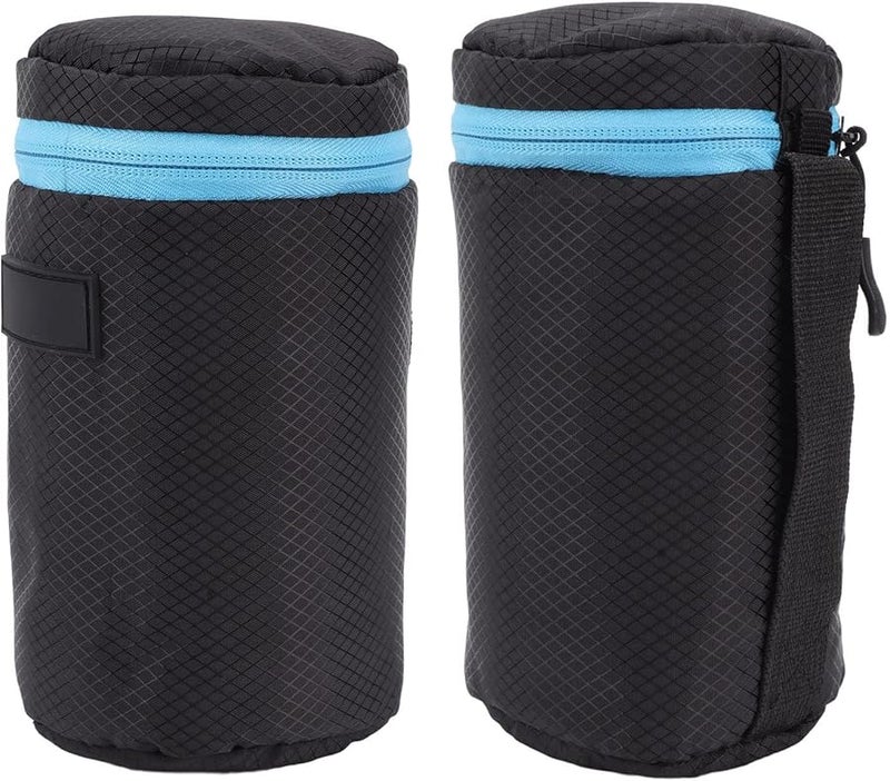Neoprene Camera Lens Protective Pouch with Zipper Large Size Case Bag - Image 2