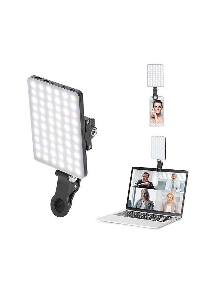 Rechargeable Clip Fill Video Conference Light General Led12BI Video Led Light 12W With Cable - Silver - Image 1
