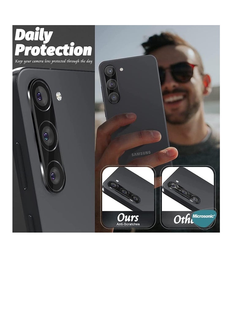 Samsung Galaxy A54 5G Camera Lens Protector Tempered Glass Screen Protector HD [Full Coverage][Anti-Scratch] Drop Protection Ultra Clear/Thin Lens Protector Case - Black  - Image 2