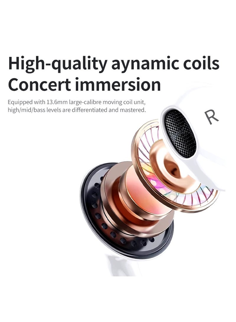 يزلر سماعات أذن بمنفذ Type-C - صوت غامر، صوت نقي، جهير عميق، تصميم مريح لراحة فائقة وثبات طوال اليوم - Image 5
