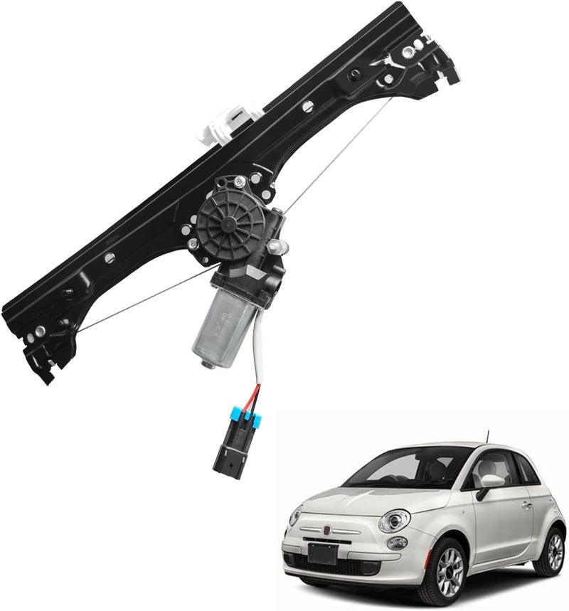 Donpida Front Left Power Window Regulator and Motor Assembly for Fiat 500 1.4L (2012-2019) - Image 1