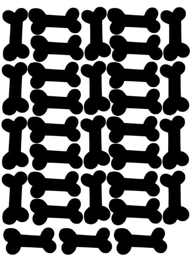Home Trove Finduat 31 Pcs Dog Treat Bones Wall Decals Stickers, Floor Decals, Classroom Home Party Decoration, Home Kid's Room Creative Wallpaper Mural Art Decorations  - Image 1
