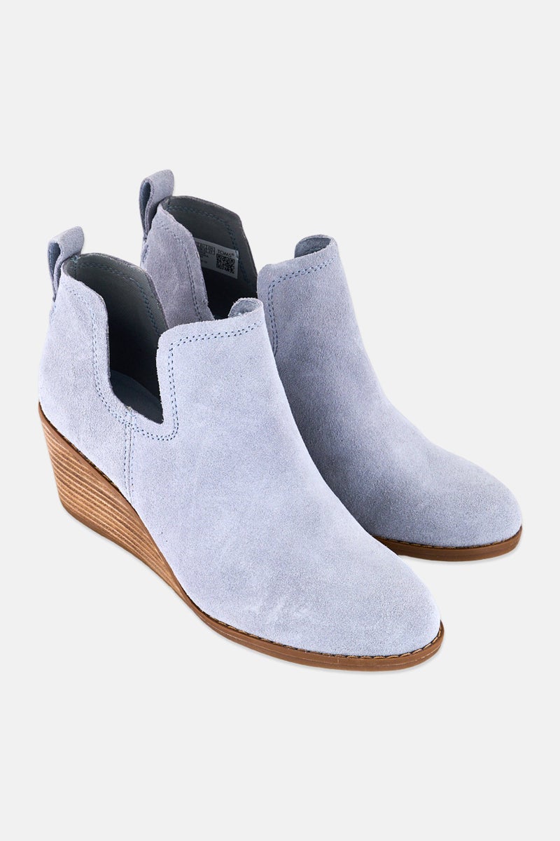 TOMS Women Kallie Slip On Ankle Boots, Stone Grey - Image 1