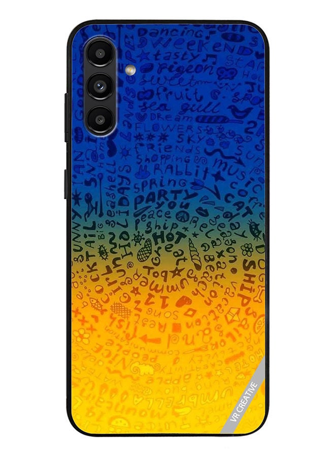 VR CREATIVE Protective Case Cover For Samsung Galaxy A13 5G Words Mixture Design Multicolour - Image 1