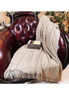 Y&D Sofa Blanket Combination Biege 127x173cm 