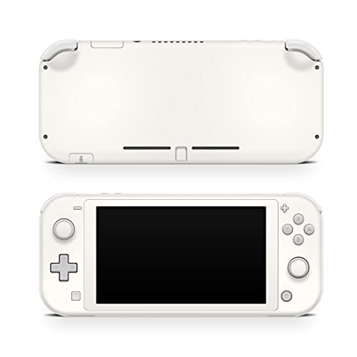 TACKY DESIGN Solid Color Decal Skin Compatible with Nintendo Switch Lite, Off-White Color Skin for Nintendo Switch Lite Cover, Premium Vinyl 3M Full Wrap Sticker (Off-White) - Image 4