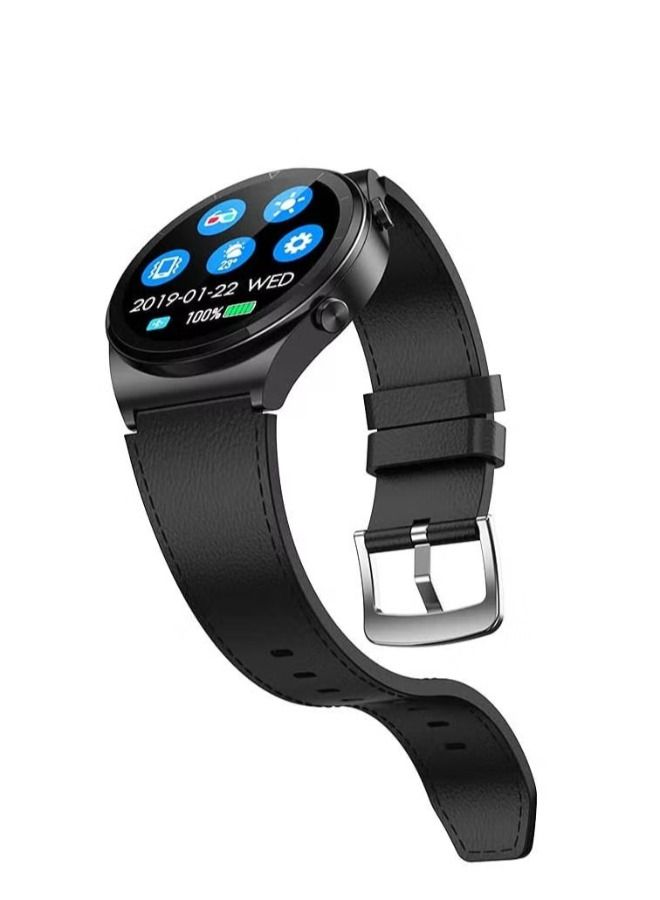 GRAB GT3 SMART WATCH WITH LEATHER BELT CALLING SUPPORT CUSTOMIZE WALLPAPER PLUS GIVE U GIFT A PLASTIC BELT - Image 2
