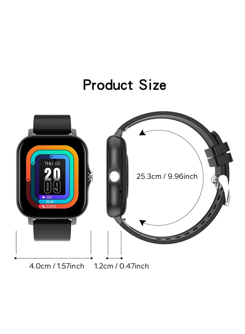 AROAQ Smart Watch, PinkSemilan Waterproof Fitness Tracker Watch, Bluetooth Calls Digital Smartwatch, Large Display Wristwatch Watches For Men And Women - Image 4