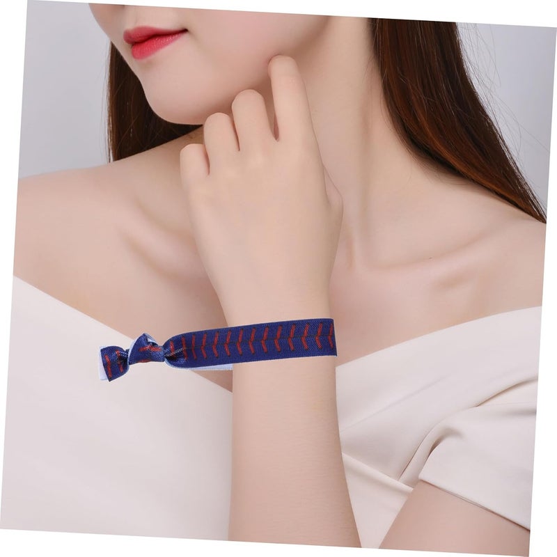 20pcs Knotted Elastic Hair Ties for Sports Activities Softcloth Material with Colorfast Print and Color Coding for Groups, and Athletes at Cheer Events - Image 5
