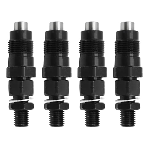 UOIENRT 4Pcs 1645453905 Fuel Injectors Replacement for Kubota Engines D1703 V2203 V2003 Replace 1645453903 1645453900 1645453000 6722147 7023120 - Image 1