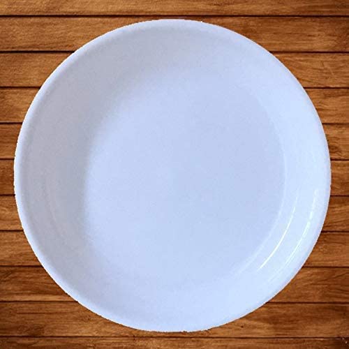 Coolkart Microwave Safe Quarter Plates 6 Pcs, Round, White - Image 5