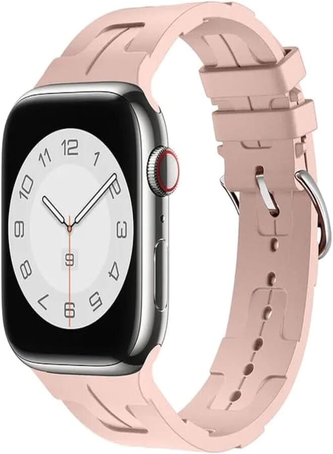 Next Silicone Band Compatible with Apple Watch, Rubber Strap for iWatch Series 9 8 7 6 5 3 SE, Ultra2, 49mm, 45mm, 44mm, 42mm by Next store