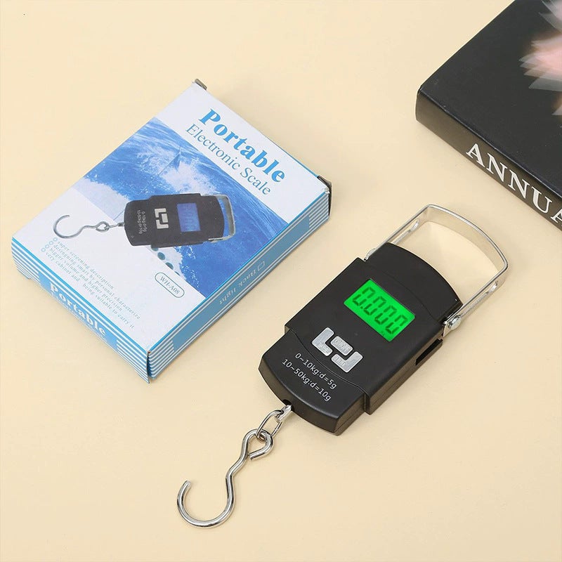Portable 50 kg Digital Handheld Luggage Scale with Hook for Fishing and Food - Image 1