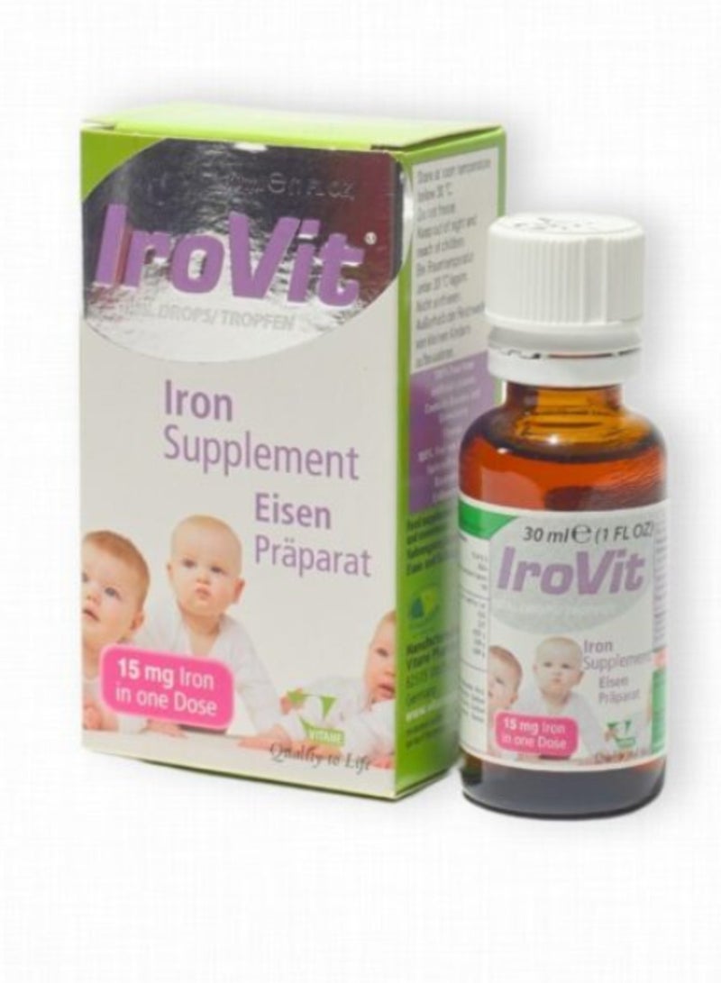 Iron Drops 30ml Iron 15mg/1ml