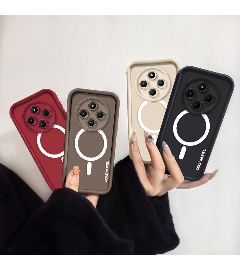 Dark Brown Shock Absorbing Anti Slip Lightweight Durable Anti Stain Dirt Resistant Phone Case Compatible With Poco C75 5G - Image 1
