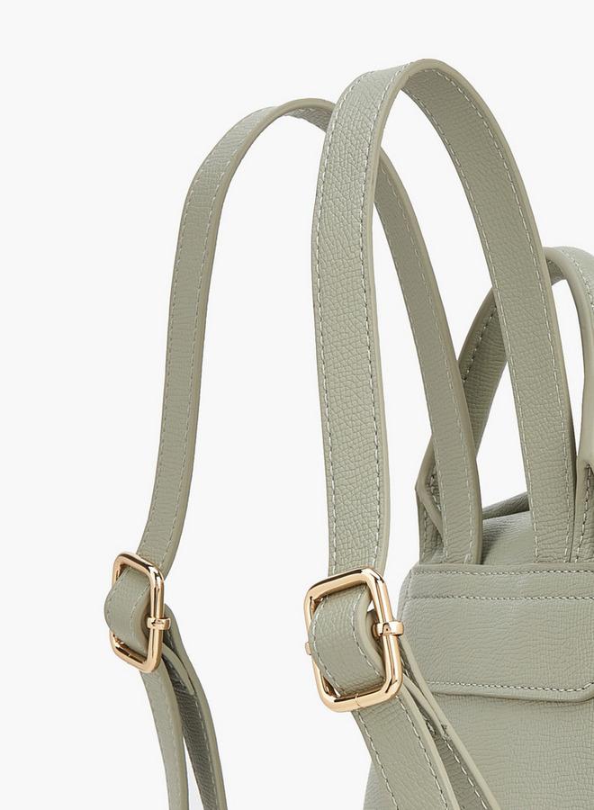 MISSY Solid Backpack With Adjustable Straps - Image 5
