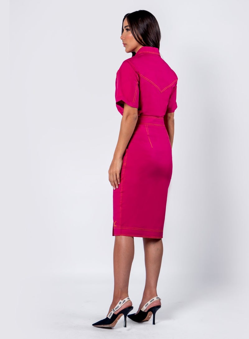NIVA FASHION HOUSE Loose On Stitch Detailing Blouse  - Image 4