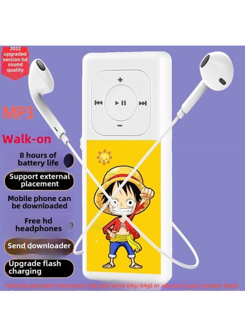 Mp3 Walkman Student Edition English Learning Artifact Music Player Senior High School Students Special Music Mp4-Body Color:02 Neptune (with External Release)-Memory Capacity:16gb-b Full Set Of Headphones = Headphones + Data Cable + Otg Download