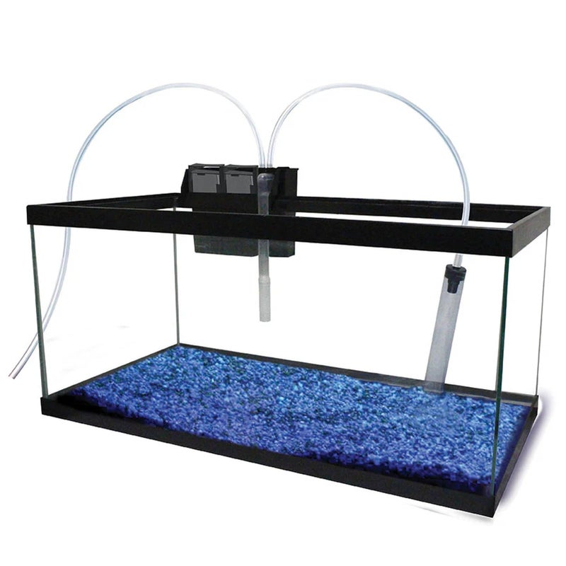 Danner Supreme EZ Clean External 55 Gallon Filter with Built-in Water Change Siphon, Gravel Cleaner, Dual Cartridges (for Fresh & Salt Water), Black - Danner Manufacturing, Inc. - #01105 - Image 2