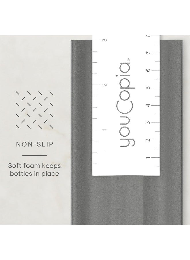 YouCopia YouCopia SpiceLiner Spice Rack Drawer Organizer (Universal Fit 10’ Roll), Gray  - Image 3