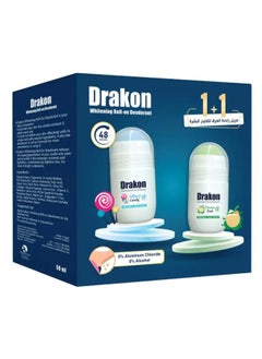Passion Peak & Lollipop Candy Roll On Deodorant 50Ml 1+1