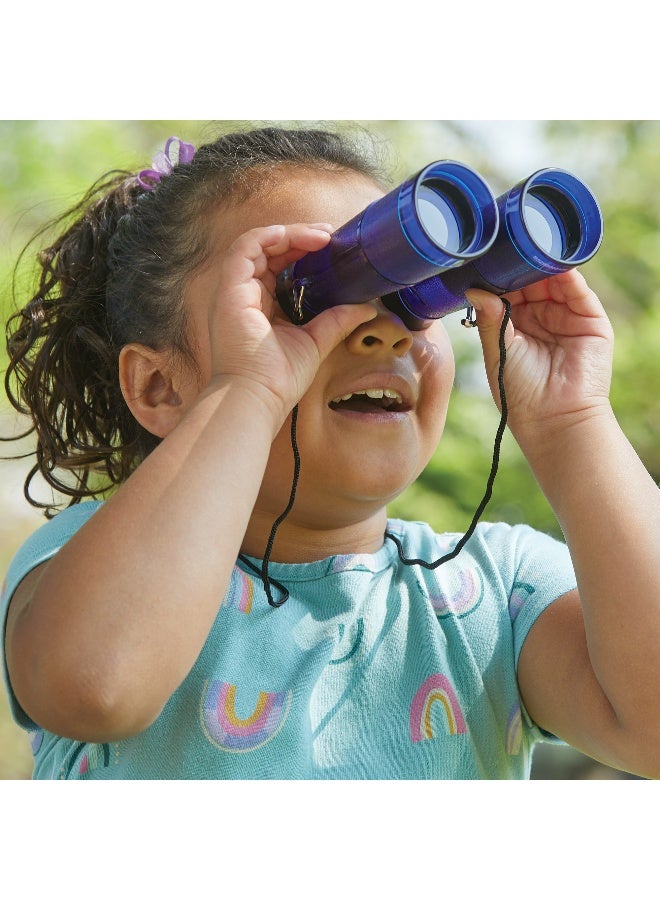 ليرننج ريسورسز منظار العلوم الأساسي من Learning Resources، تكبير 6 أضعاف، تصميم متين مناسب للأطفال مع حزام للرقبة، مثالي للاستكشاف المبكر، للأعمار من 3 سنوات فما فوق - Image 3