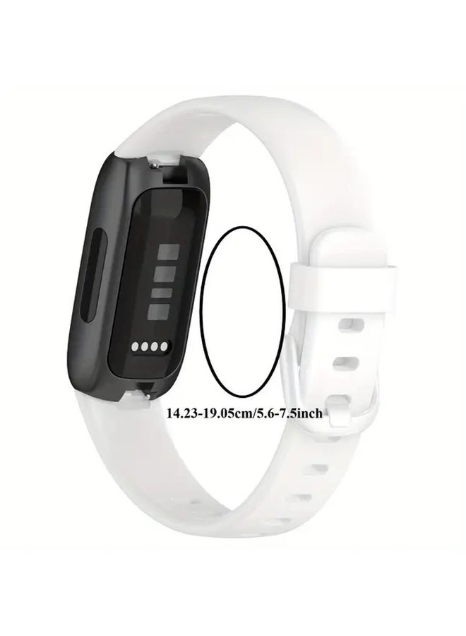 3 قطع أشرطة ساعة Fitbit Inspire 3 متعددة الألوان، أشرطة معصم قابلة للاستبدال، مادة ناعمة ومرنة، مريحة في الارتداء، إكسسوارات ساعة ذكية لعشاق اللياقة البدنية والأزياء النسائية. - Image 3