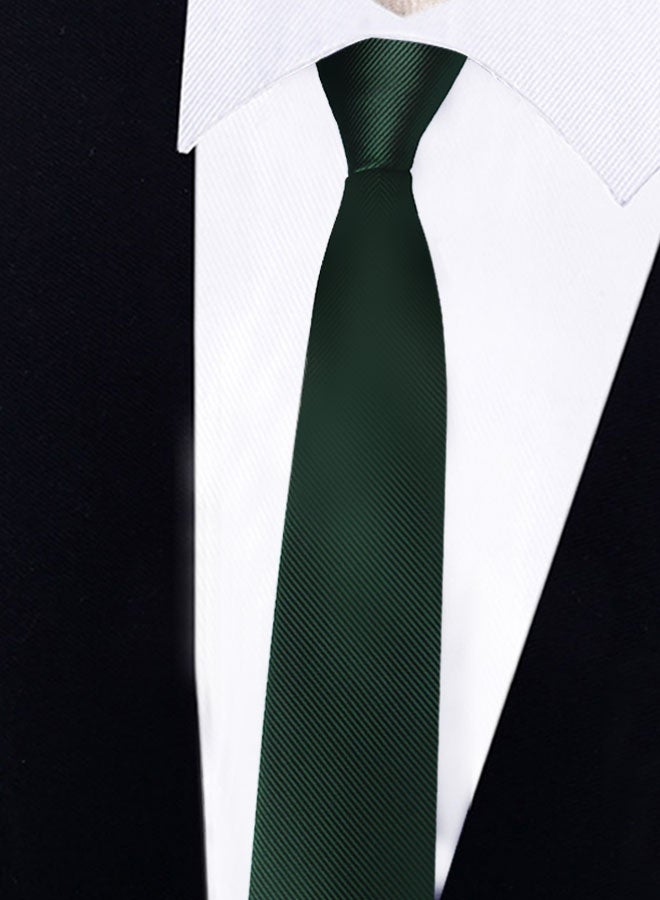 HOOTO 1pcs Men's Ties Solid Color Formal Mens Neckties 6cm for Business tie(green) - Image 1