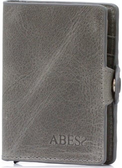 Abess Wallet Card Holder Luxury Leather Mechanism Wallet Card Holder  - Image 1