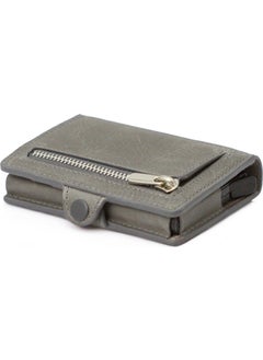 Abess Wallet Card Holder Luxury Leather Mechanism Wallet Card Holder  - Image 2