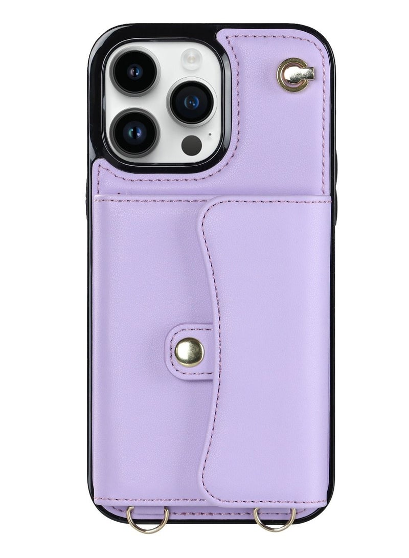 Suteni Back Cover Leather Card Slots Phone Case for iPhone - Image 1