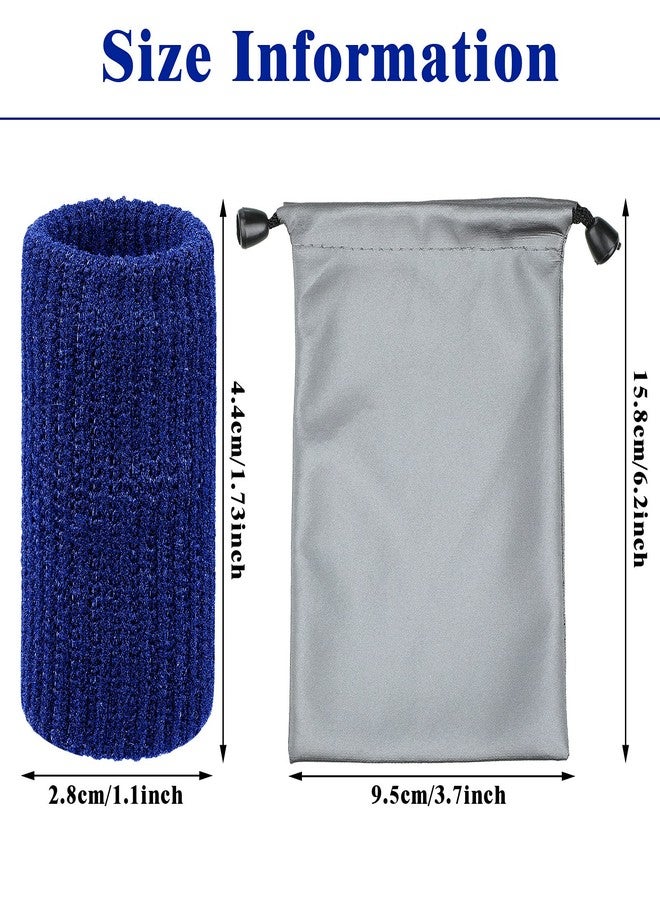 سكايليتي 30 قطعة من أكمام الأصابع مع حقيبة تخزين واحدة، جبيرة إبهام، دعامة، واقي، شريط مطاطي للأصابع يسمح بمرور الهواء لتخفيف الألم، التهاب المفاصل، إصبع الزناد، الرياضات، كرة السلة، البيسبول (أسود، أزرق) - Image 2