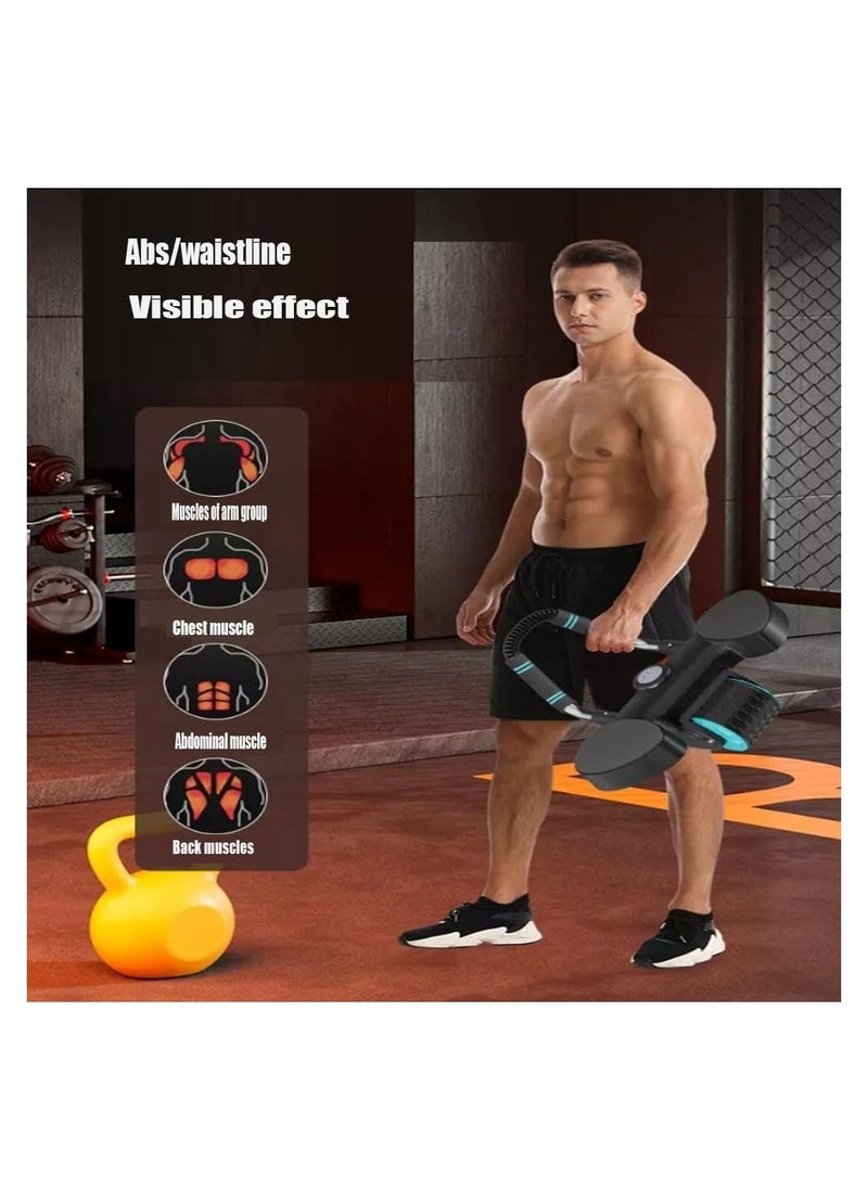 Cool Baby Style - Abdominal Roller 4D Dynamic Core Trainer with Elbow Support Non-Slip Handle - Image 1