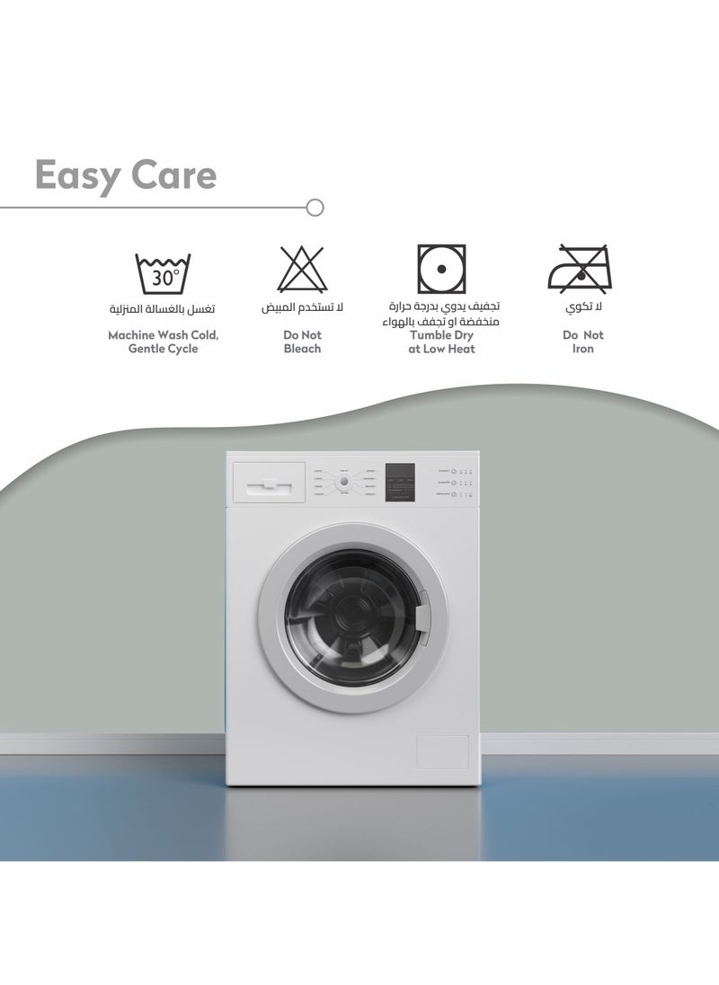 طقم ملاءات سرير ريجنت، 6 قطع، مقاس مزدوج، 240 × 260 سم، حشوة ثابتة،