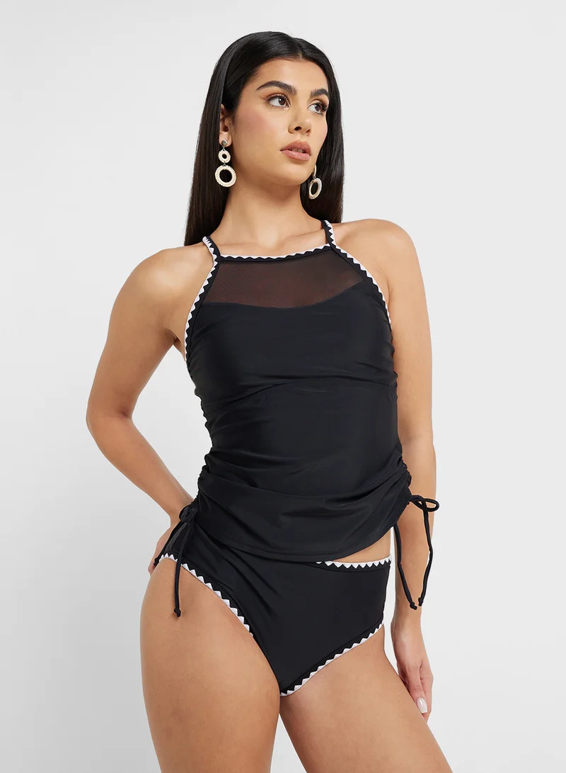 ELLA Cross Back Swim Top & Bottom Bikini Set