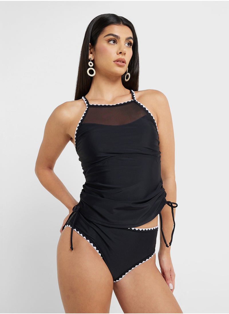ELLA Cross Back Swim Top & Bottom Bikini Set  - Image 5