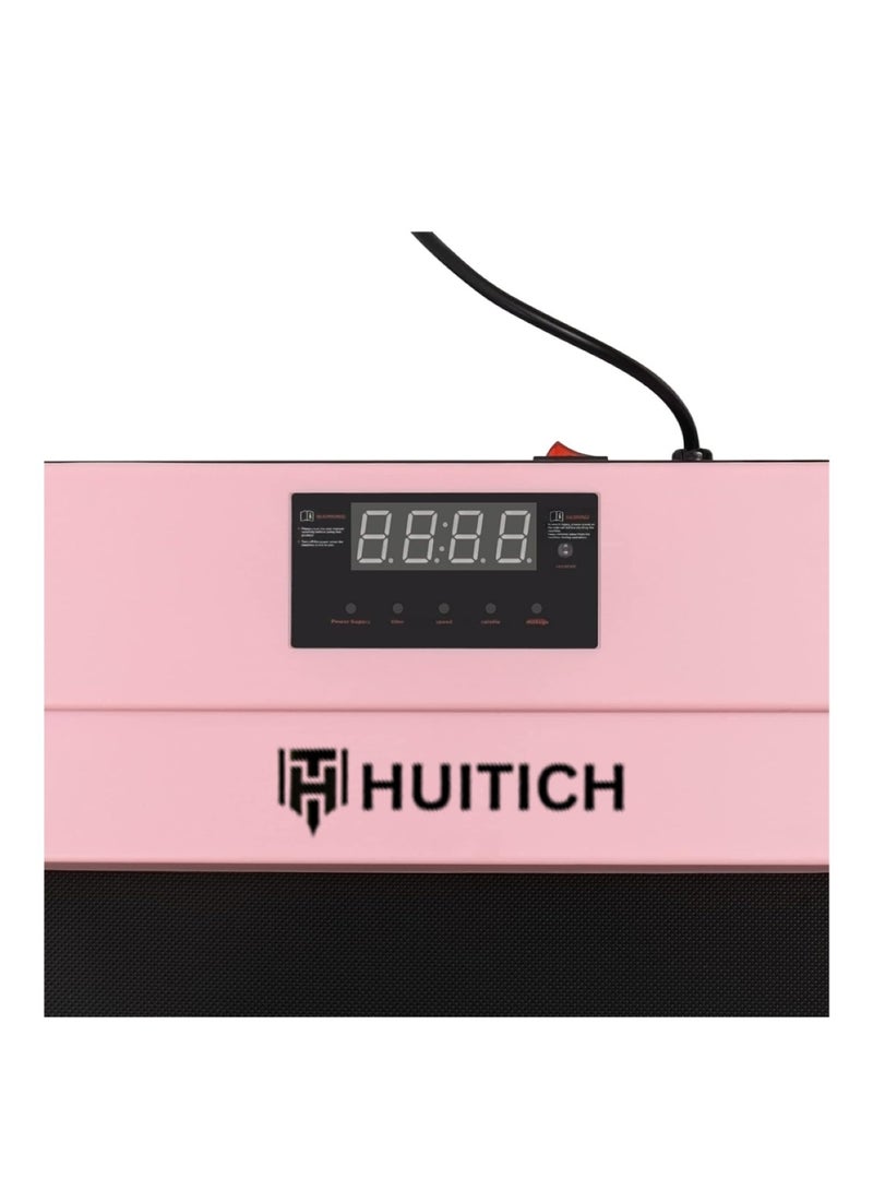 Huitich Pink Walking Treadmill for Fitness and Exercise  - Image 4
