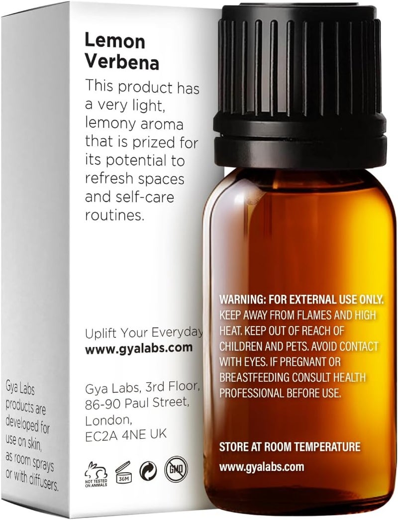 Gya Labs Lemon Verbena Essential Oil - 0.34 Fl Oz - for Hair, Skin, Diffuser, Aromatherapy & DIY Candle Making Scent - Image 2